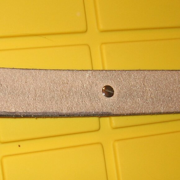 Black Leather Tooled Belt 1.5" x 46" 12 ga Conchos & Ornate Silver Buckle - Picture 5 of 5